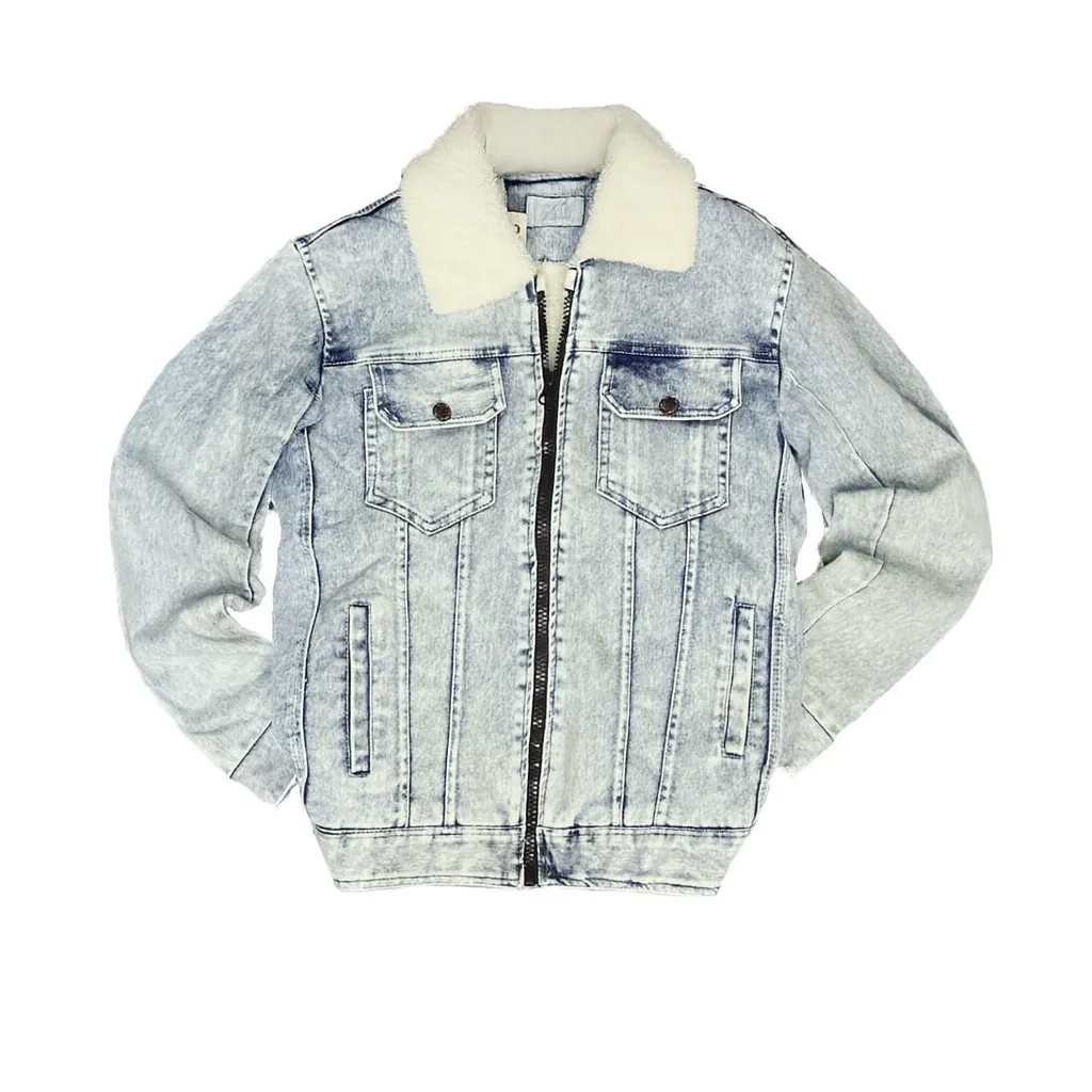 کت لی جین مردانه داخل خز