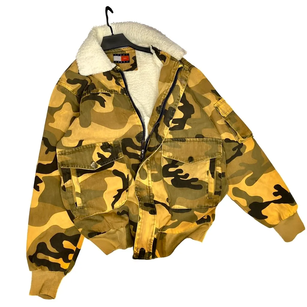 کاپشن ارتشی داخل خز - تصویر 2