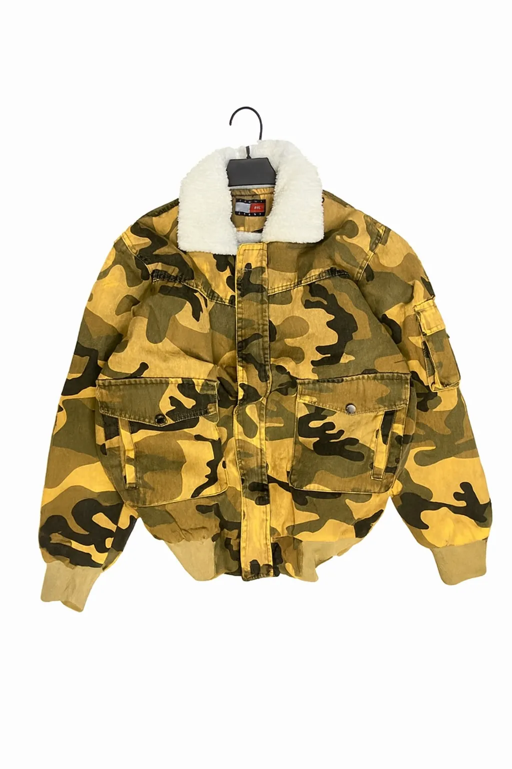 کاپشن ارتشی داخل خز